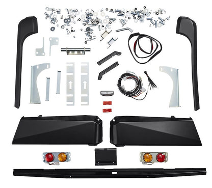 ARB Modular Off-Road Rear Bumper Fits 1998-2007 Toyota Land Cruiser - Black Steel, Tow Points with Light Cutouts & Tire Carrier Option