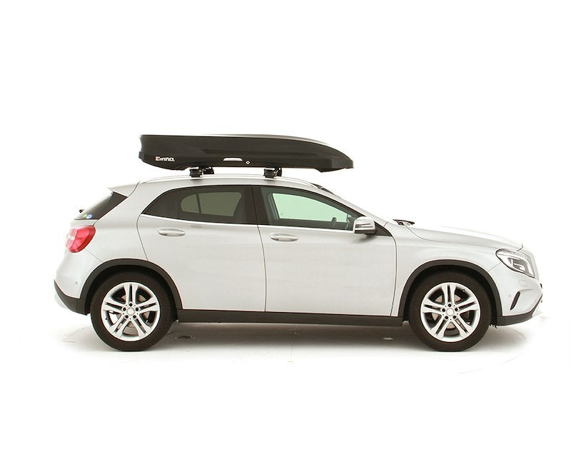 InnoRacks Wedge Plus Cargo Box  for SUVs with All Crossbars, Lockable, 13 cu ft, Dual-Side Opening, Black