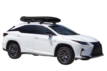 InnoRacks Wedge Cargo Box for SUVs – 11 cu ft, Lockable, Dual-Side Opening, Fits All Crossbars, Black