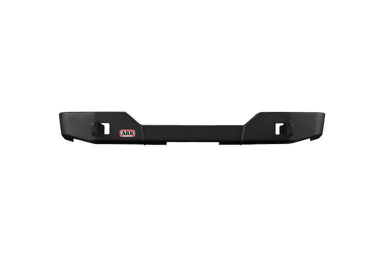 ARB One-Piece Off-Road Rear Bumper Fits 2007-2018 Jeep Wrangler JK - Textured Black Steel, D-Ring Ready with Jacking Points & Tire Carrier Option (1 pc)