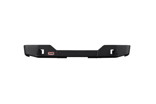 ARB One-Piece Off-Road Rear Bumper Fits 2007-2018 Jeep Wrangler JK - Textured Black Steel, D-Ring Ready with Jacking Points & Tire Carrier Option (1 pc)