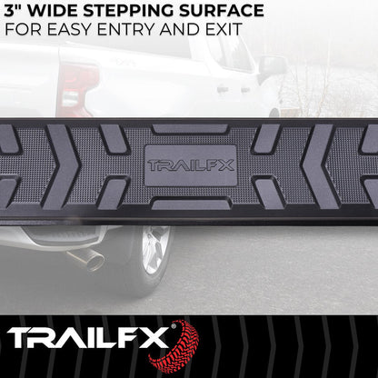 TrailFX A4 Step Bars for 2009-18 RAM 1500 Quad Cab (AL4007B)