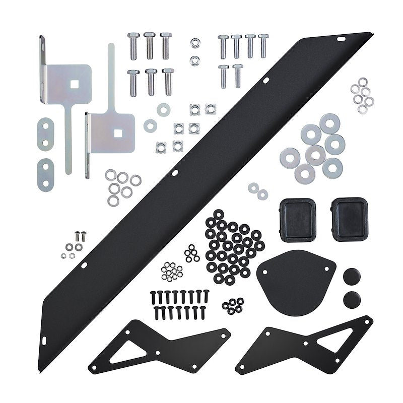 ARB One-Piece Off-Road Rear Bumper Fits 2007-2018 Jeep Wrangler JK - Textured Black Steel, D-Ring Ready with Jacking Points & Tire Carrier Option (1 pc)