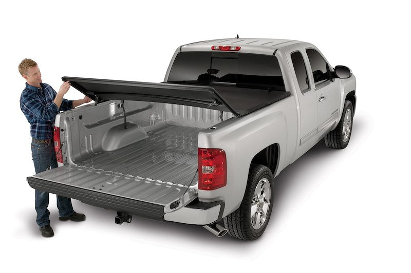 TrailFX Soft Folding Tonneau Cover for Pickup Trucks - Fits 1999-2007 GMC Silverado/Sierra