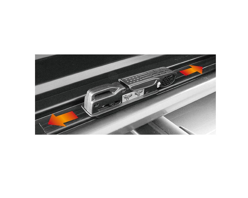 INNO Racks Cargo Carrier Matte Black 14 cu ft - Fits All Cross Bars, Dual Opening, Lockable with Hardware