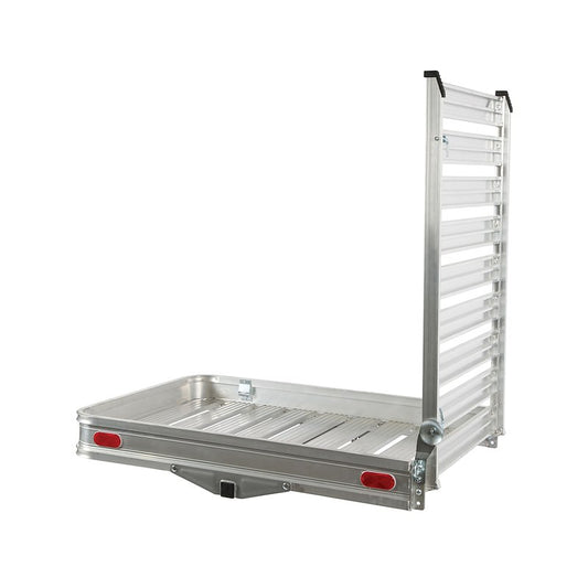Husky Towing Trailer Hitch Cargo Carrier with Ramp - Fits 2" Receiver