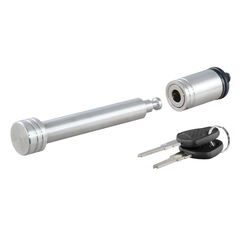 CURT Hitch Lock – 5/8" Barbell Pin for 2 & 2-1/2 Inch Receiver ,Stainless Steel