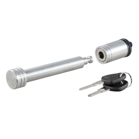 CURT Hitch Lock – 5/8" Barbell Pin for 2 & 2-1/2 Inch Receiver ,Stainless Steel