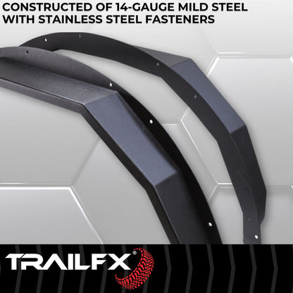 TrailFX Front Angled Fender Flares for 2021-25 Ford Bronco (BR007T)