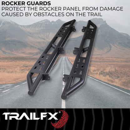 TrailFX Rocker Guards for 2021-25 Ford Bronco 2 Door (BR012T)