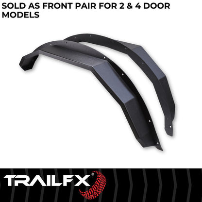 TrailFX Front Angled Fender Flares for 2021-25 Ford Bronco (BR007T)