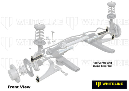 Whiteline Front Roll Center & Bump Steer Correction Kit for Compact Cars - Fits 2003-2015 Mitsubishi Lancer