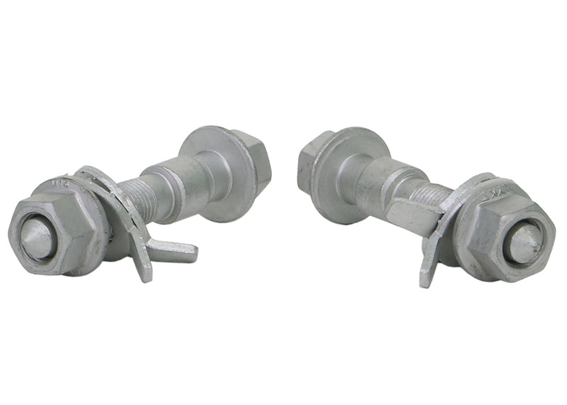 Whiteline Camber Adjusting Bolt Kit – Maximum Alignment Range & No-Slip Locking