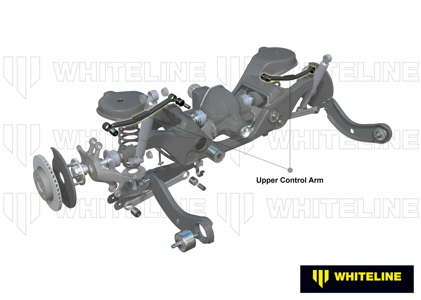 Whiteline Rear Upper Control Arm for Cars & SUVs - Fits 2013-19 Ford Escape, 2004-10 Mazda 3/5, 2008-13 Volvo C30/C70