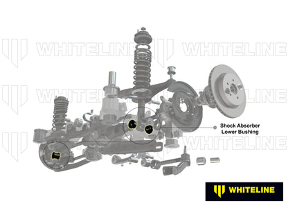 Whiteline Rear Shock Absorber to Control Arm Bushing