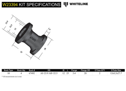 Whiteline Rear Sway Bar Link Bushing