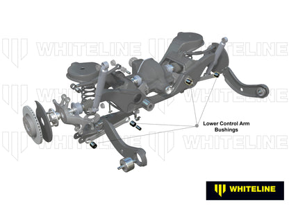 Whiteline Control Arm Bushing for Cars - Fits 2000-12 Ford Focus, 2004-2005 Mazda 3, 2007-09 Mazda 3