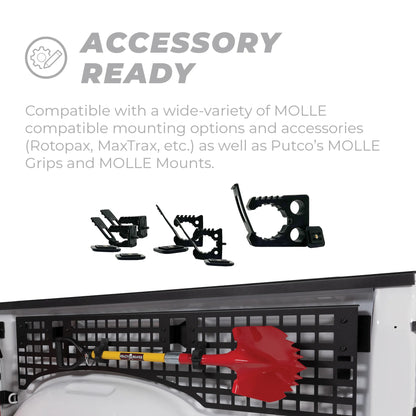 Putco Passenger Side Truck Bed MOLLE Panel for Ford Ranger 2024–2026 - 5'1" Bed