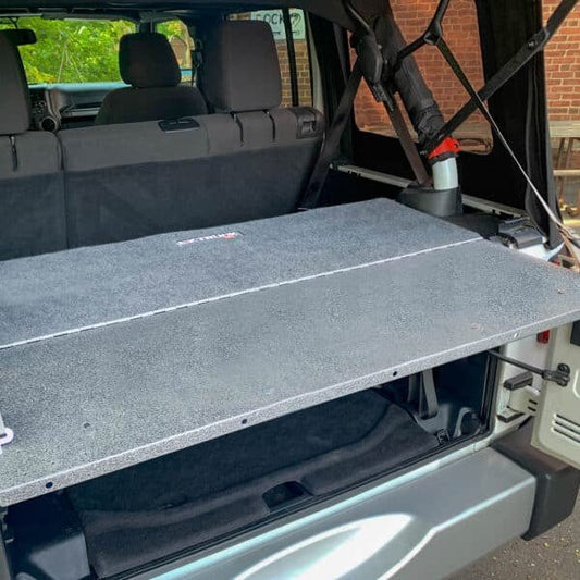 EZ4X4 EZTRUNK Tailgate Extension Table – Fits 2011–2018 Jeep JK 2-Door – Durable, Rust-Resistant, Easy to Clean