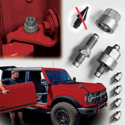 EZ4X4 2021 & Up Bronco 4DR Hinge Alignment Pin Guide Kit