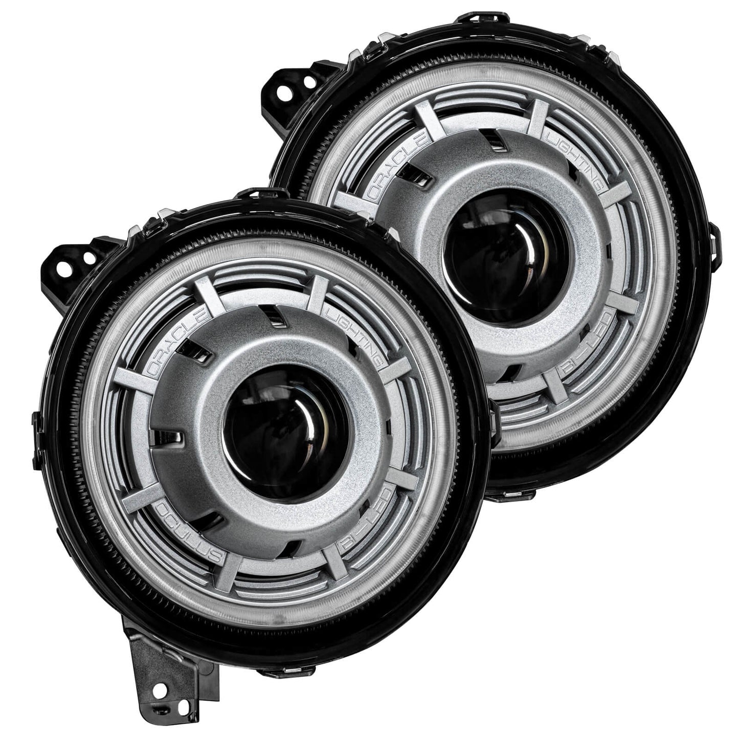 Oracle Oculus Bi-LED Headlights 36W 4800 Lumens 5500K Graphite Metallic DOT/SAE Set of 2