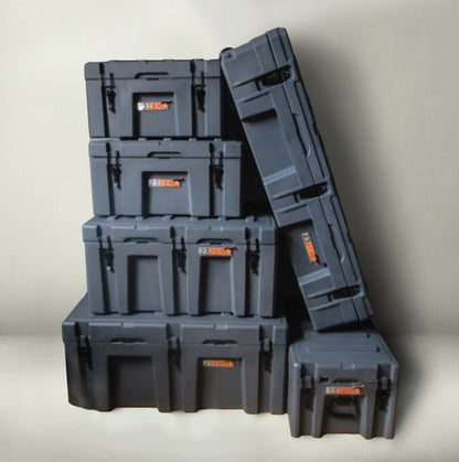 23ZERO 50L Overland Gear Storage Box Gray for Pickup Trucks, SUVs & Crossovers - Compact and Durable Storage for Tools and Supplies