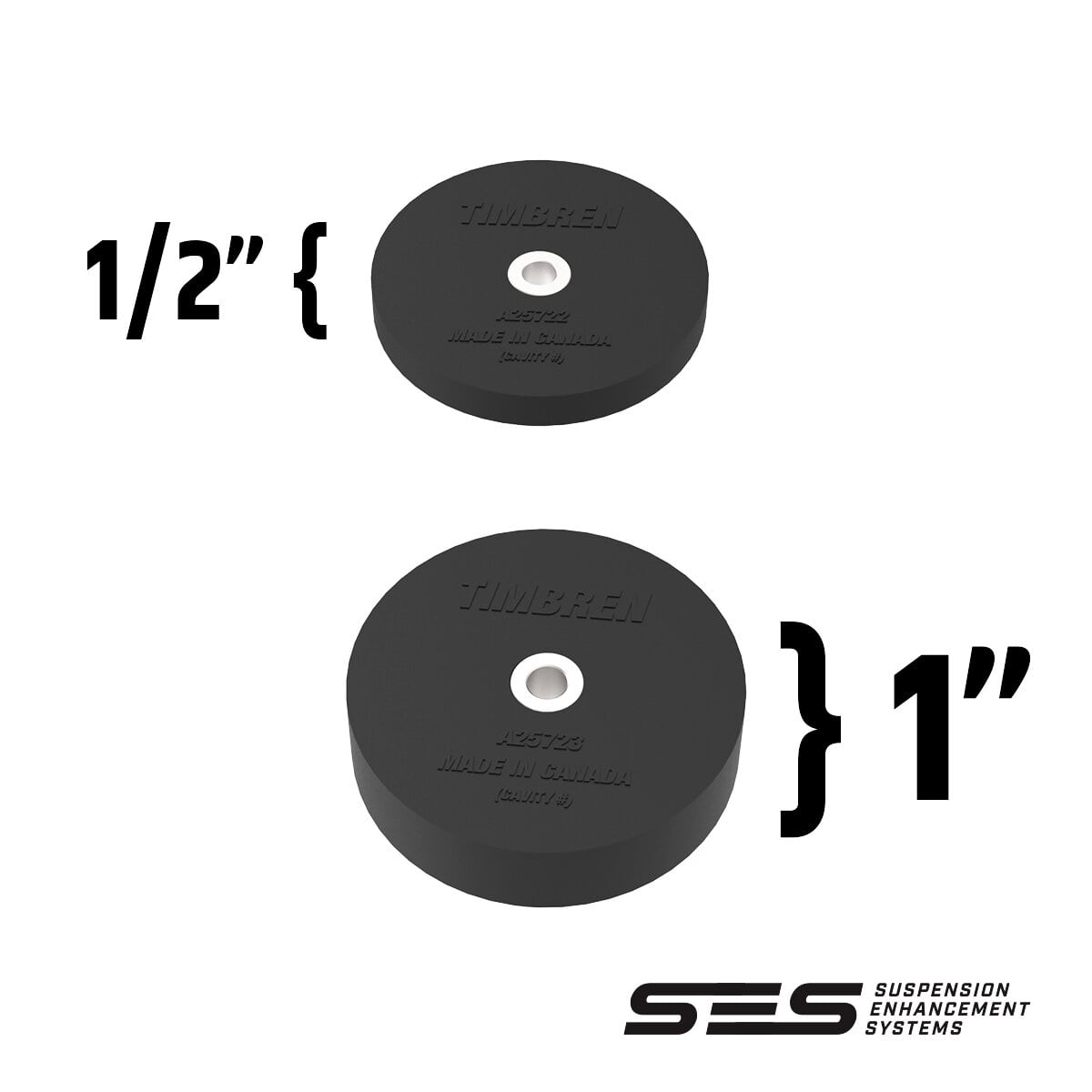 Timbren Spacer Kit for Pickup Truck - Fits 2009-Present RAM 1500 & Silverado/Sierra 2500 & 3500