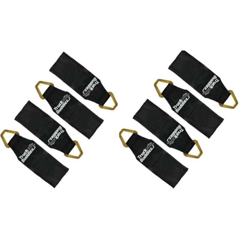EZ4X4 Truck Buddiez 8-Pack Tailgate Tie-Down Anchors – Fits Most Pickup Trucks & Jeep Gladiator