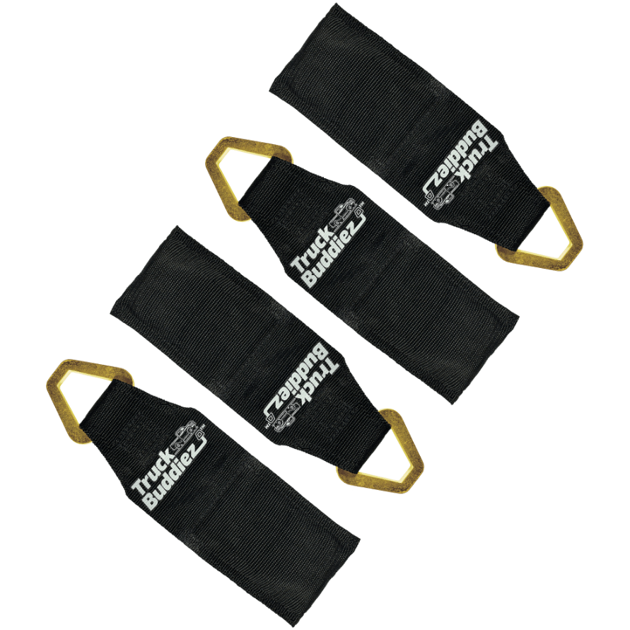 EZ4X4 Truck Buddiez 4-Pack Tailgate Tie-Down Anchors – Fits Most Pickup Trucks & Jeep Gladiator