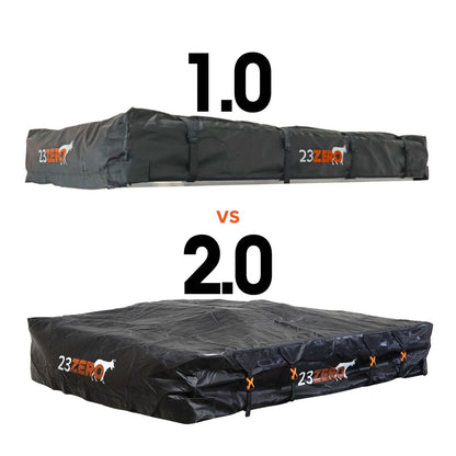 23ZERO Transit Cover 87 Black for Pickup Trucks, SUVs & Crossovers - Heavy-Duty Cover for Round Telescoping Ladder 1.0