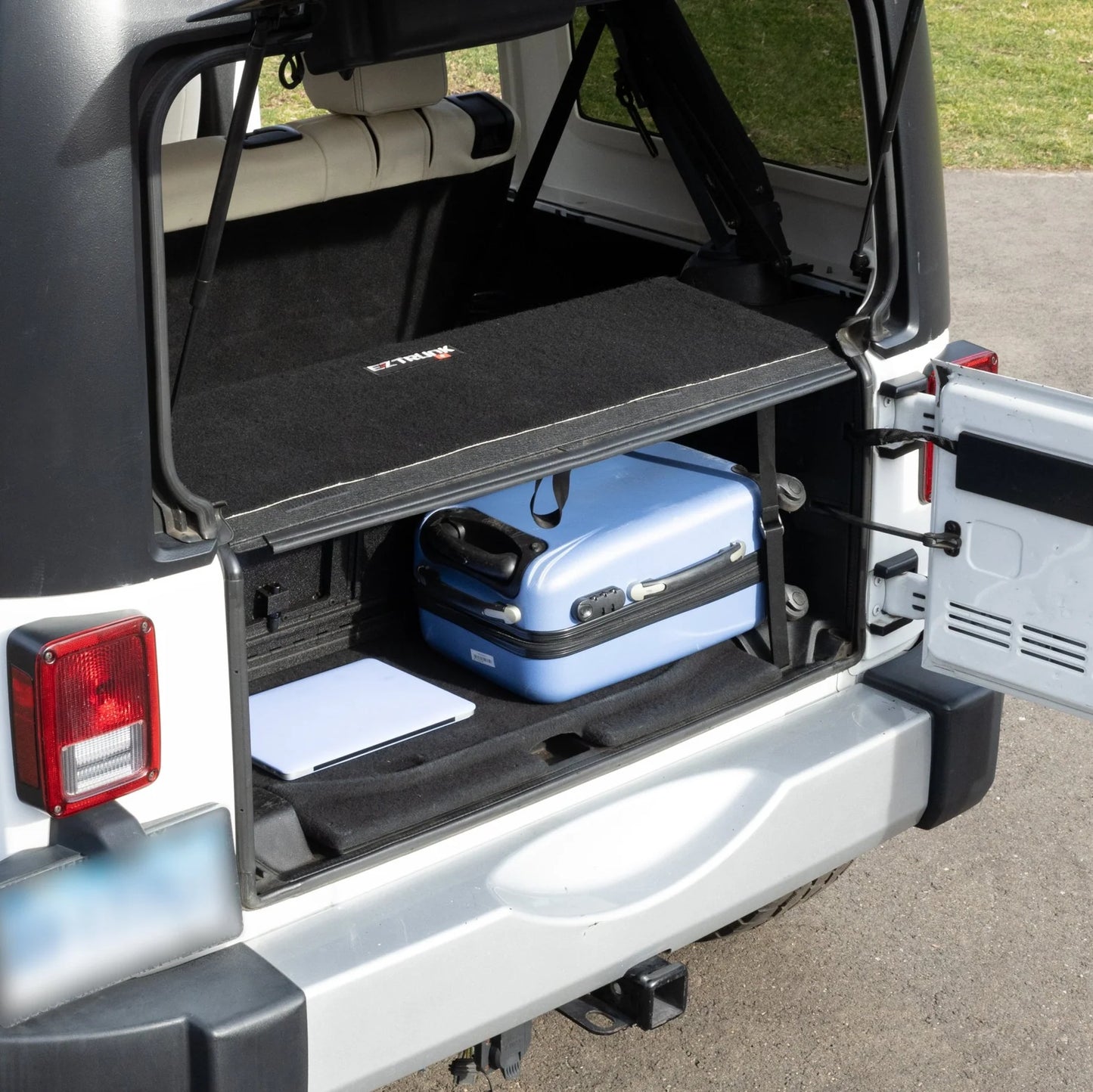 EZ4X4 EZTrunk Carpet for Jeep JK 2- & 4-Door – Fits 2007–2010 – Black, Custom-Fit, Protective, Easy Install