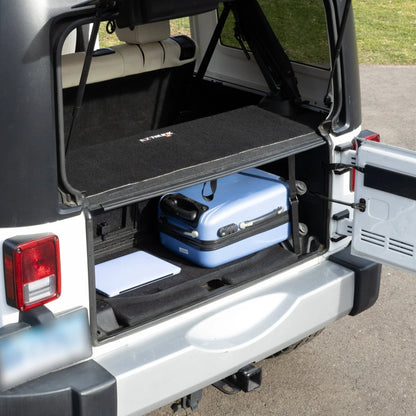 EZ4X4 EZTrunk Carpet for Jeep JK 2- & 4-Door – Fits 2007–2010 – Black, Custom-Fit, Protective, Easy Install