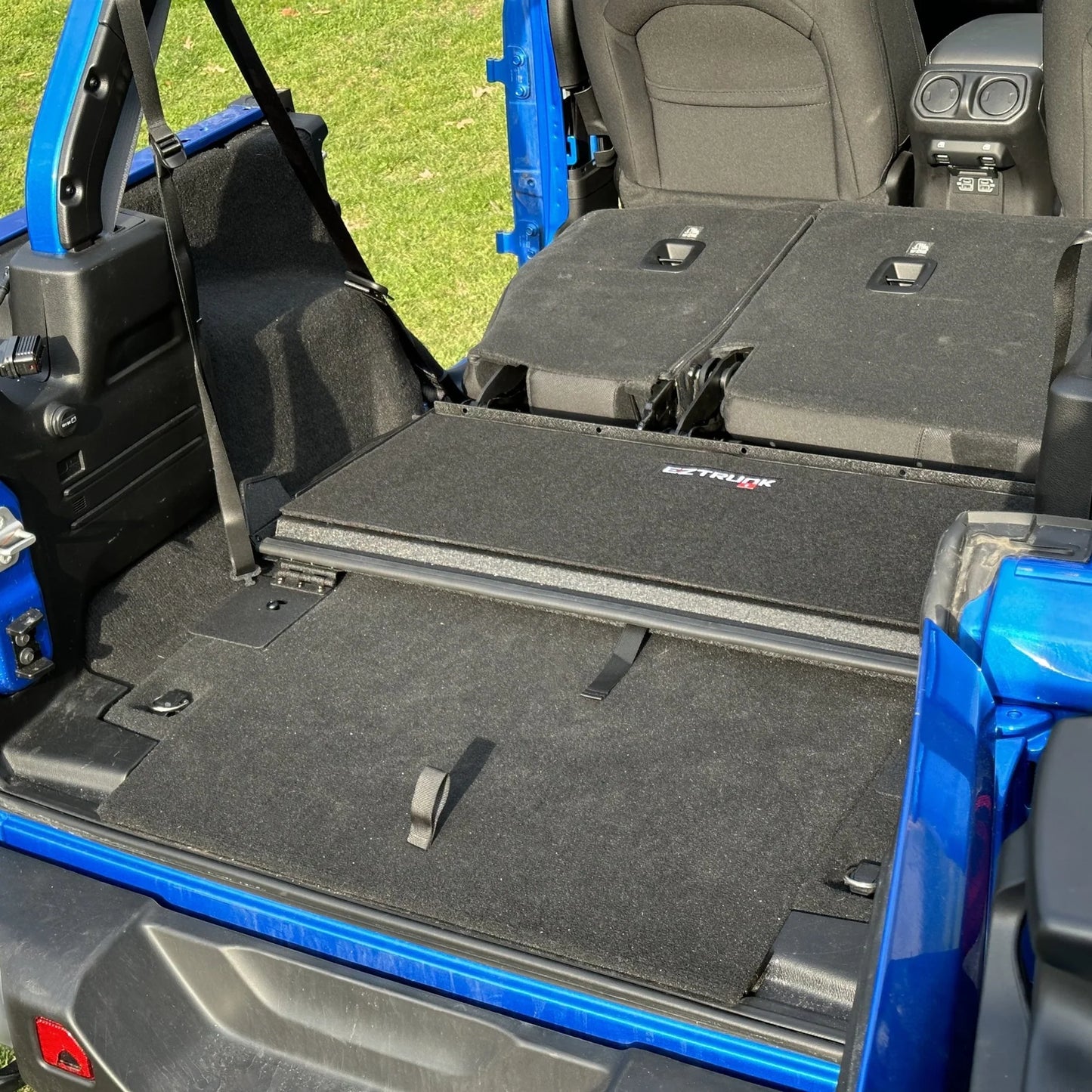 EZ4X4 EZTrunk Carpet for Jeep JK 2-Door – Fits 2011–2018 – Black, Custom-Fit, Protective, Easy Install