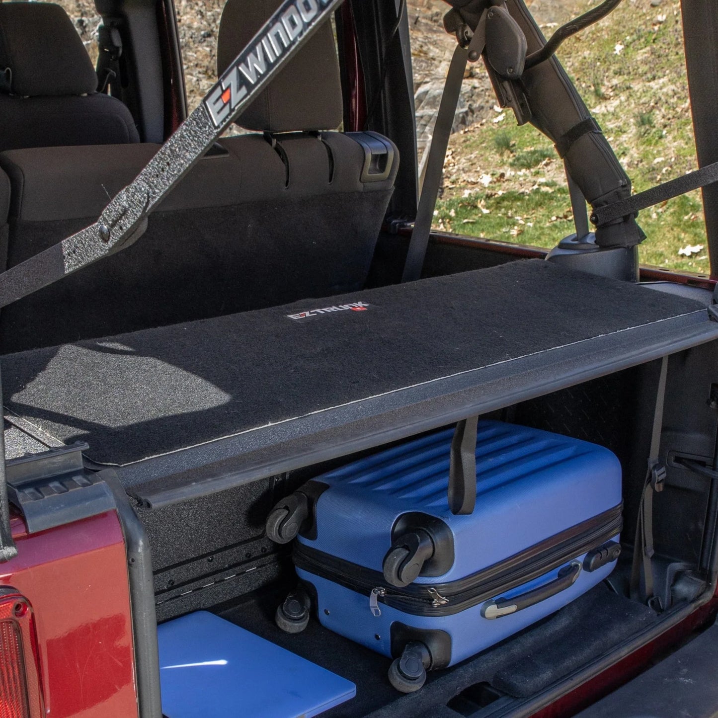 EZ4X4 EZTrunk Carpet for Jeep JKU 4-Door – Fits 2011–2018 – Black, Custom-Fit, Protective, Easy Install