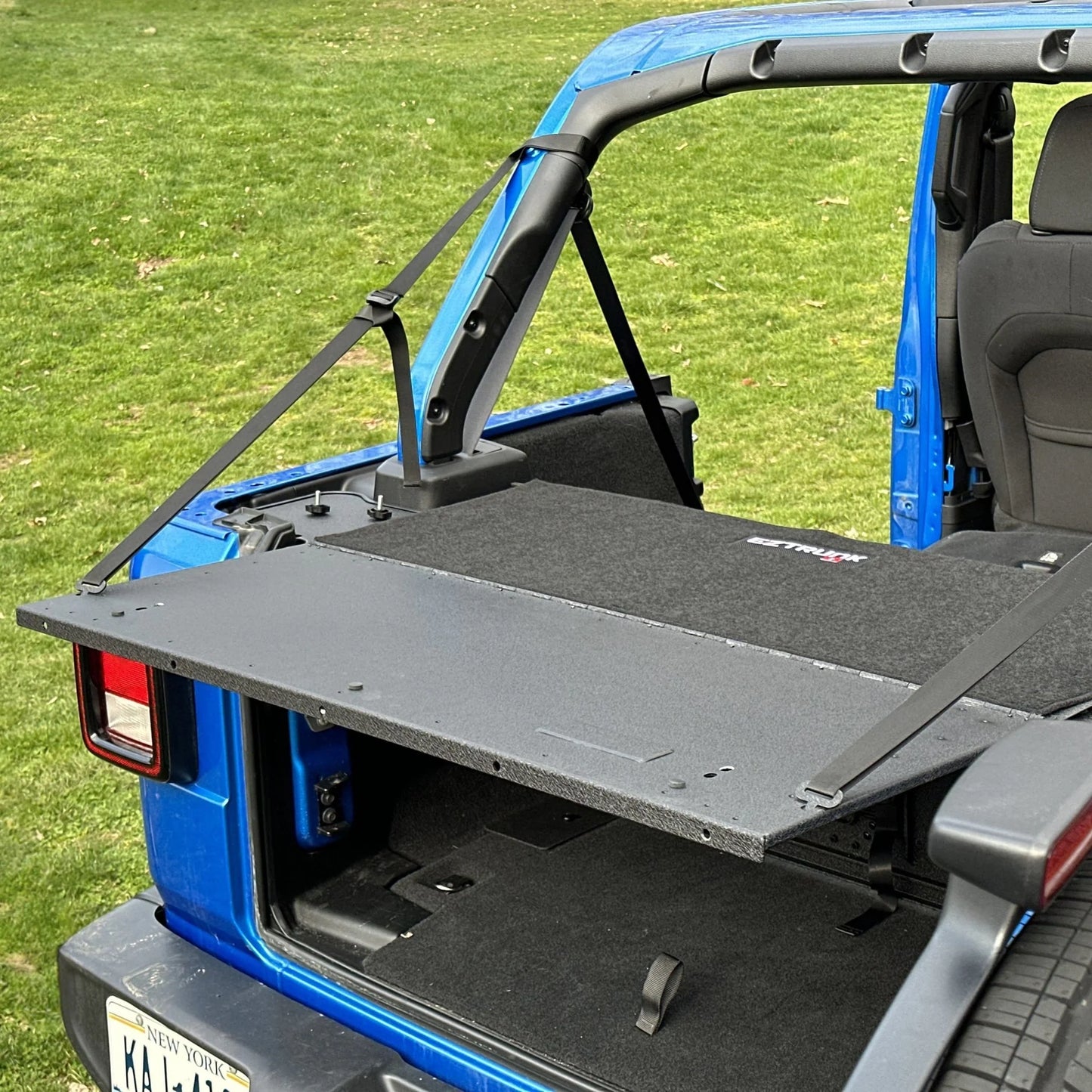 EZ4X4 EZTRUNK Tailgate Table Carpet – Fits Jeep JK & JKU 2007-2010, 2- & 4-Door – Black, Heavy-Duty, Scratch-Resistant