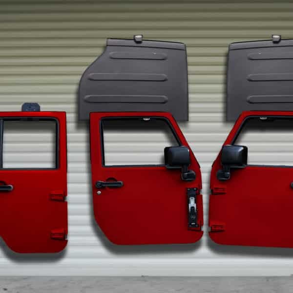 EZ4X4 1997 & Up Jeep Wrangler & Gladiator Freedom Panel & Door Holders – 2-Door