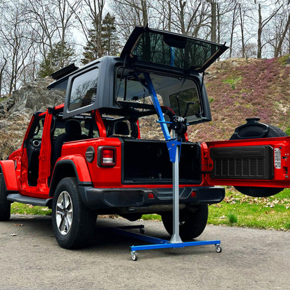 EZ4X4 Hard Top Remover Lift for 1997 & Up Jeep Wrangler 2DR/4DR & 2021+ Ford Bronco 4DR