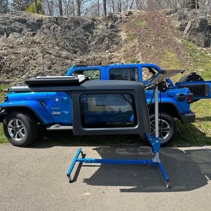 EZ4X4 Hard Top Remover Lift for 1997 & Up Jeep Wrangler 2DR/4DR & 2021+ Ford Bronco 4DR