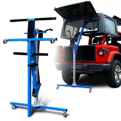 EZ4X4 Hard Top Remover Lift for 1997 & Up Jeep Wrangler 2DR/4DR & 2021+ Ford Bronco 4DR