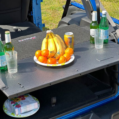 EZ4X4 EZTRUNK Tailgate Extension Table – Fits 2011–2018 Jeep JK 2-Door – Durable, Rust-Resistant, Easy to Clean
