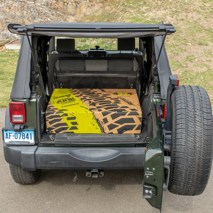 EZ4X4 EZTrunk Folding Security Box for Jeep JK & JKU 4-Door – Fits 2007–2010 – Lockable, Fold-Down, Aluminum, Easy Install
