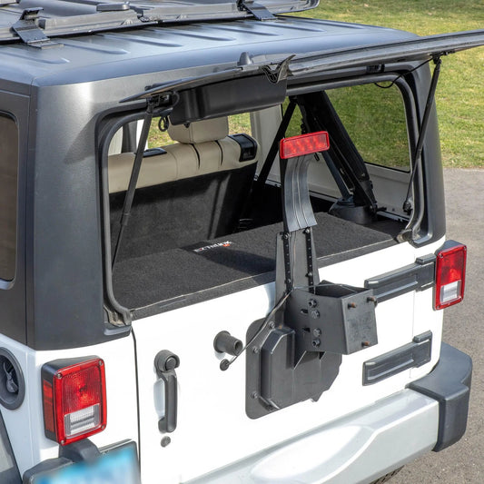 EZ4X4 EZTrunk Folding Security Box for Jeep JKU 4-Door – Fits 2011–2018 – Lockable, Fold-Down, Aluminum, Easy Install