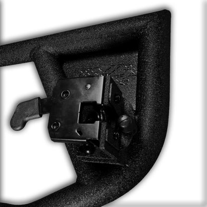 EZ4X4 Razor Aluminum Half Tube Doors for Jeep Wrangler JKU 4-Door – Lightweight, Black Powder-Coated, Secure OE Fit