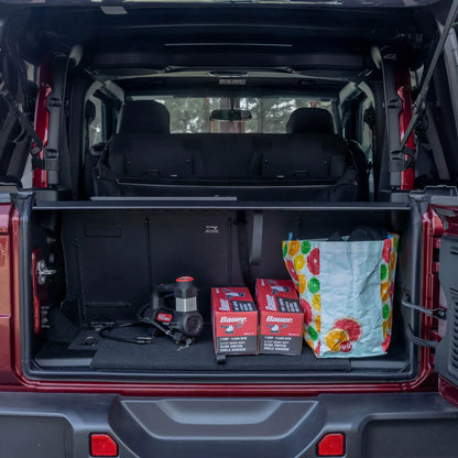 EZ4X4 EZTrunk Folding Security Box for Jeep JL 2-Door – Fits 2018 & Up – Lockable, Fold-Down, Aluminum, Easy Install