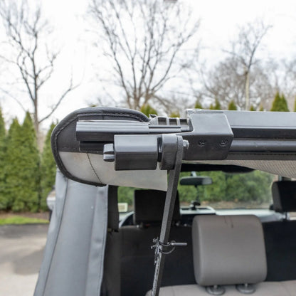 EZ4X4 EZWindow Slant for Jeep JL 2-Door – Fits 2018 & Up – Soft-Top Rear Window, Pull-to-Open, Easy Install