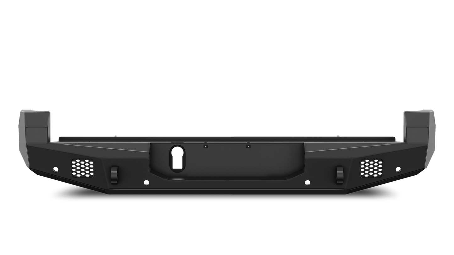 Body Armor Rear Bumper - High-Quality Steel, Black Powder-Coated Finish - Fits 2016-2023 Toyota Tacoma Pro Series II