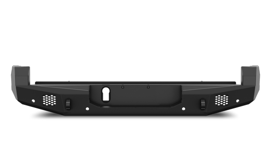 Body Armor Rear Bumper - High-Quality Steel, Black Powder-Coated Finish - Fits 2016-2023 Toyota Tacoma Pro Series II