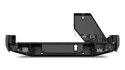 Body Armor Rear Bumper - High-Quality Steel, Black Powder-Coated Finish - Fits 2010-2024 Toyota 4Runner Pro Series II