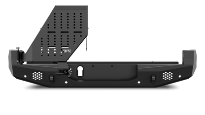 Body Armor Rear Bumper - High-Quality Steel, Black Powder-Coated Finish - Fits 2010-2024 Toyota 4Runner Pro Series II