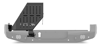 Body Armor Rear Bumper - High-Quality Steel, Black Powder-Coated Finish - Fits 2010-2024 Toyota 4Runner Pro Series II